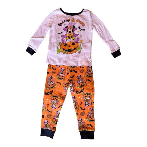 Disney Baby Minnie Mouse Halloween Pajama Set 24M Spooky & Sweet BOO! Pajamas - Picture 4 of 4